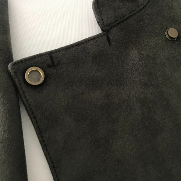 Vegan Suede Moto Jacket XS - NWT - Picture 6 of 10